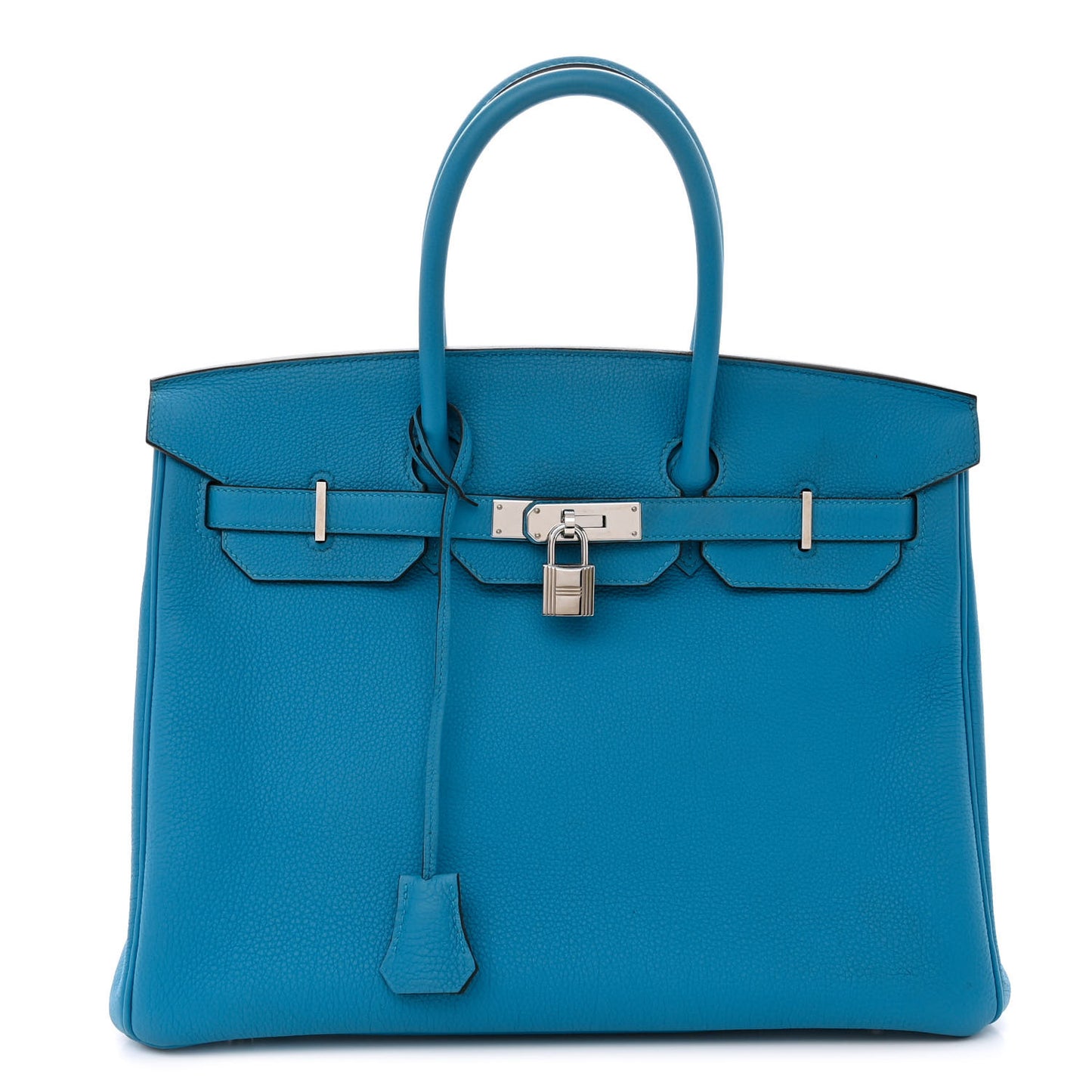 Togo Verso Birkin 35 Bleu Zanzibar Malachite