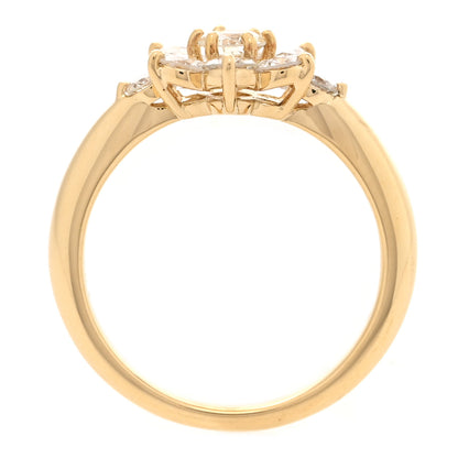 Parker & West by FASHIONPHILE 18K Yellow Gold Diamond 1.00ctw Flower Ring 51 5.75 5 of 10