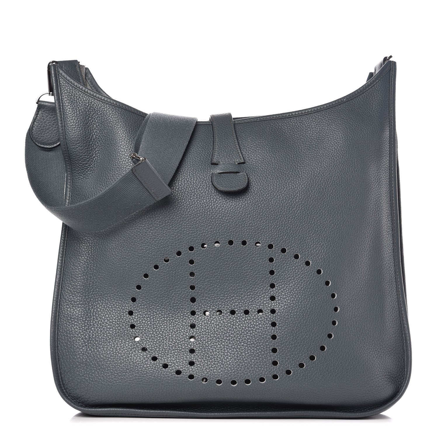 Hermes Taurillon Clemence Evelyne III TGM Bleu Orage 1 of 10