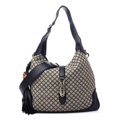 Gucci Diamante Medium New Jackie Shoulder Bag Black 1 of 10