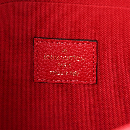 Louis Vuitton Empreinte Pochette Felicie Chain Wallet Scarlet 7 of 11