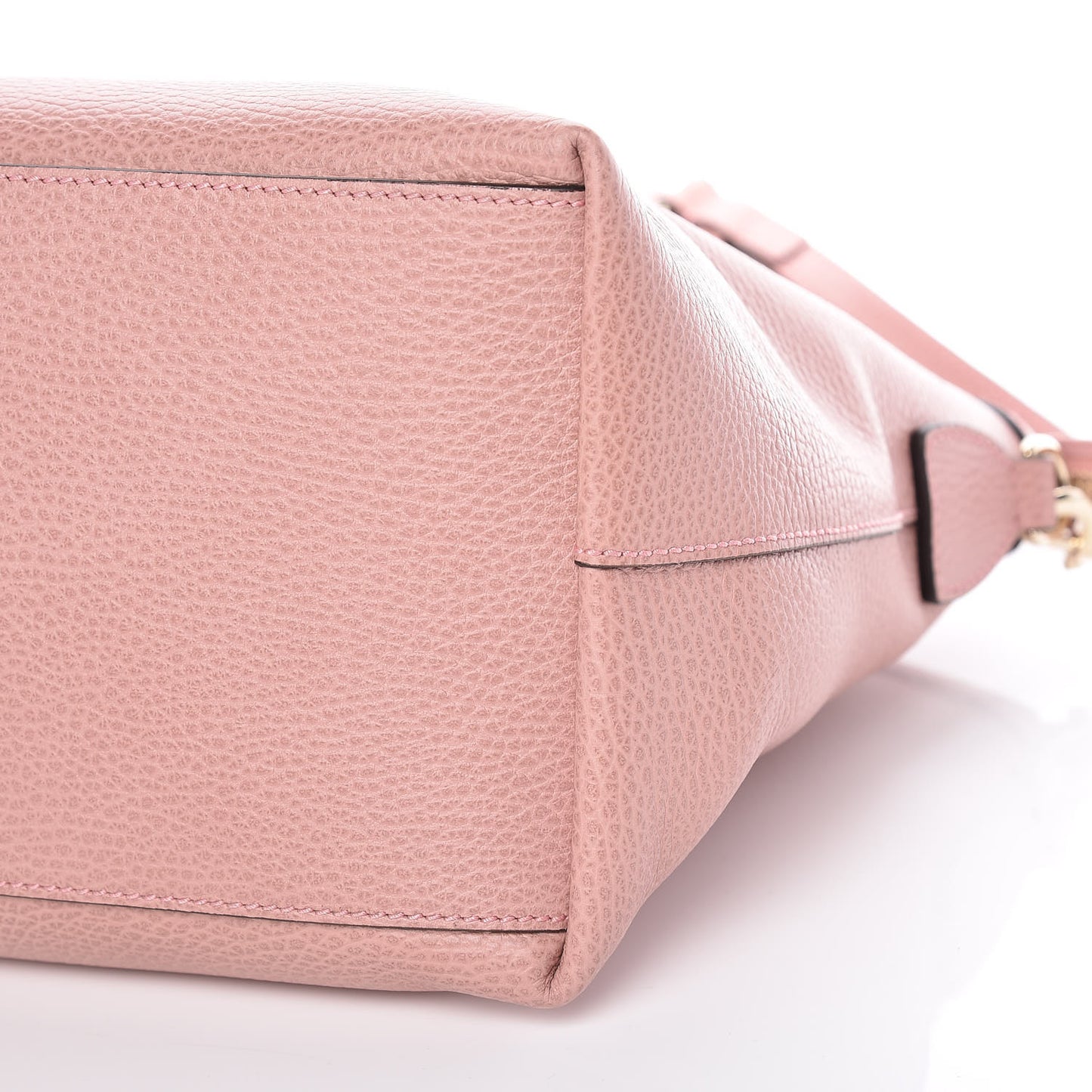 Dollar Calfskin GG Charm Dome Satchel Soft Pink