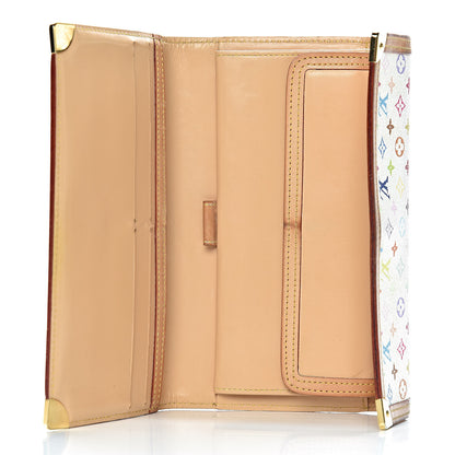 Louis Vuitton Monogram Multicolor Porte Tresor International Wallet White 5 of 18