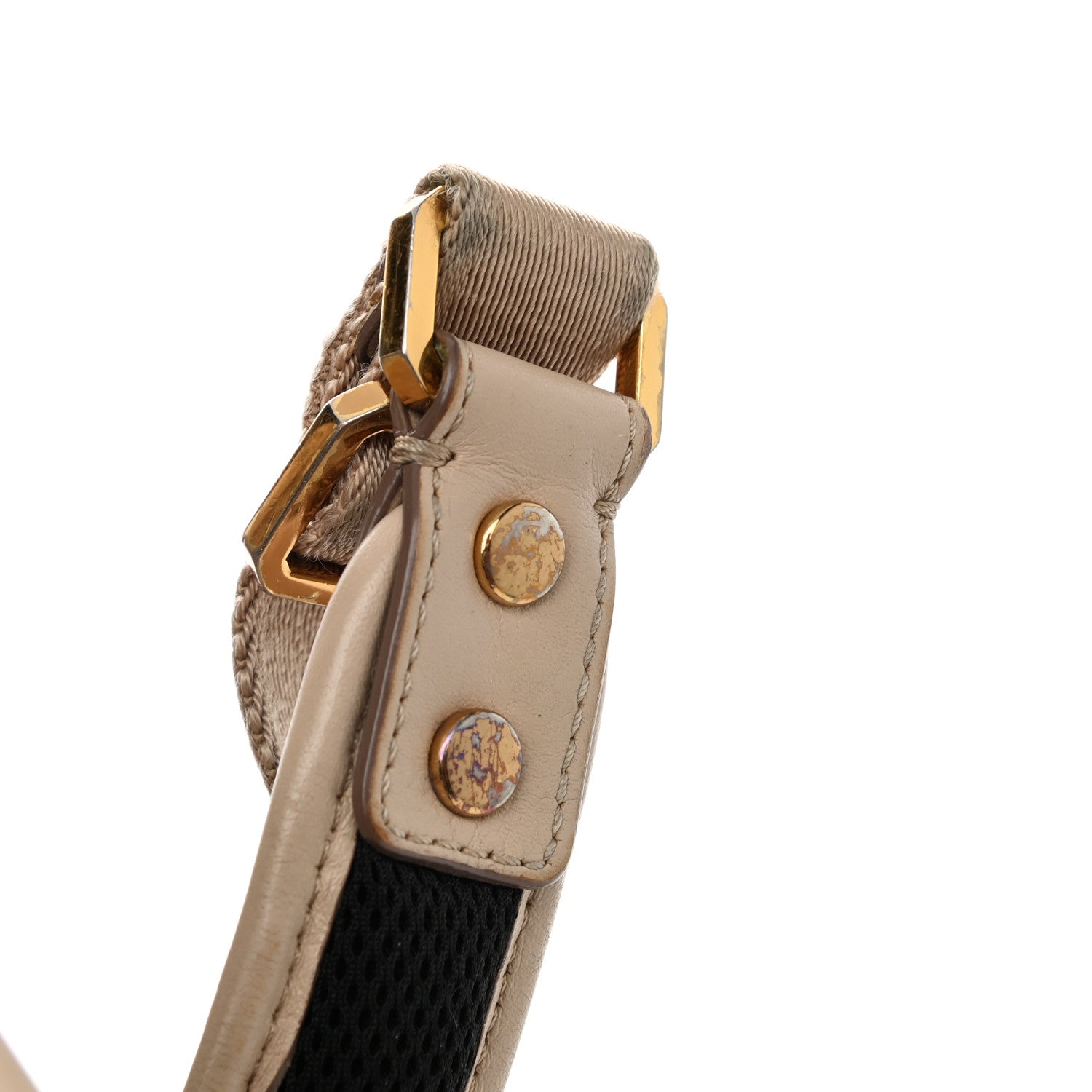 MCM Visetos Side Stud Mini Stark Backpack Beige 17 of 18