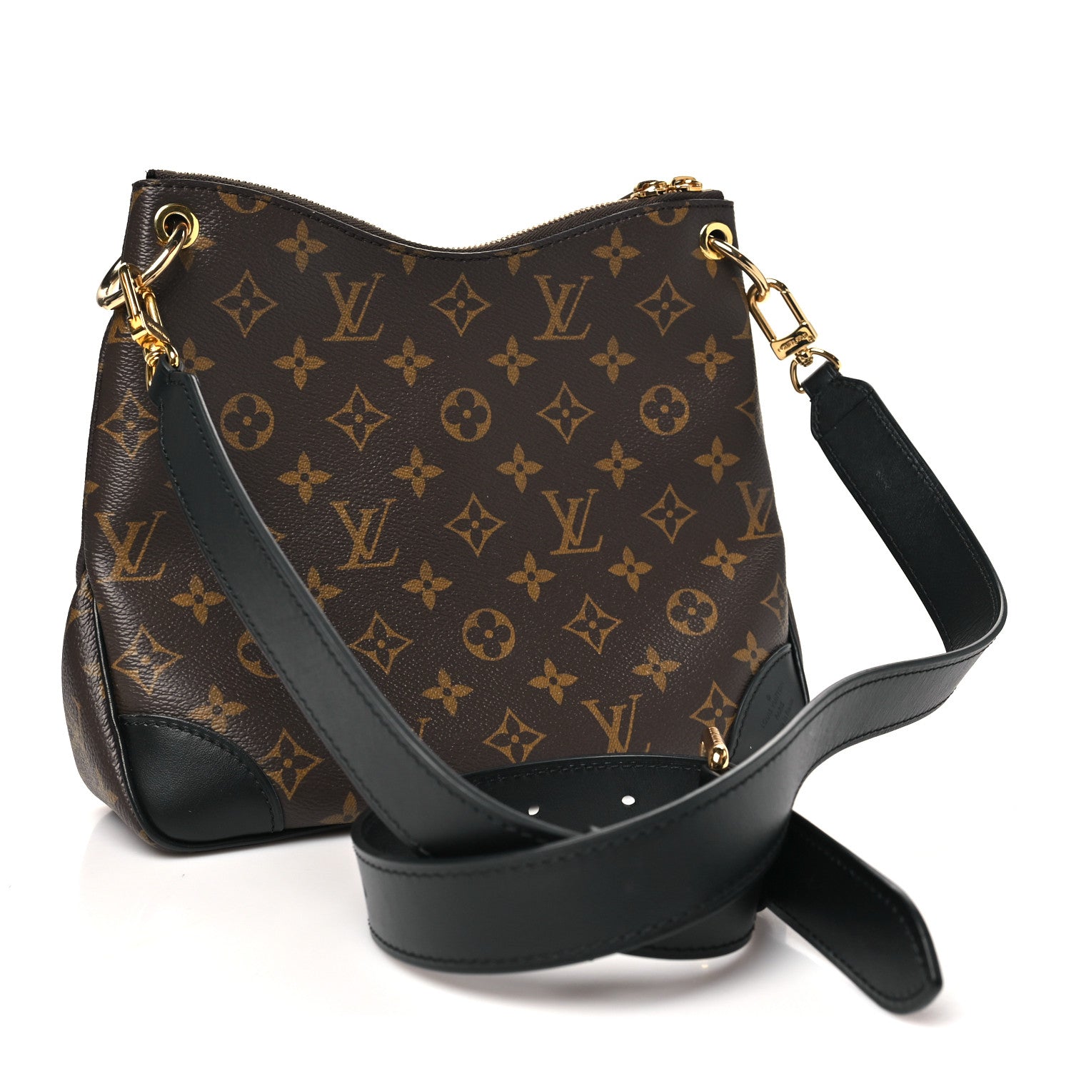 Louis Vuitton Monogram Odeon PM Black 3 of 9
