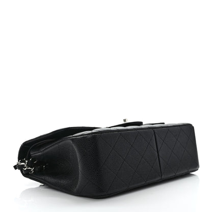 Chanel Caviar Quilted Jumbo Double Flap Black 4 of 11