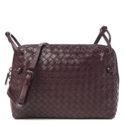 Bottega Veneta Nappa Intrecciato Nodini Crossbody Messenger Aubergine 1 of 14