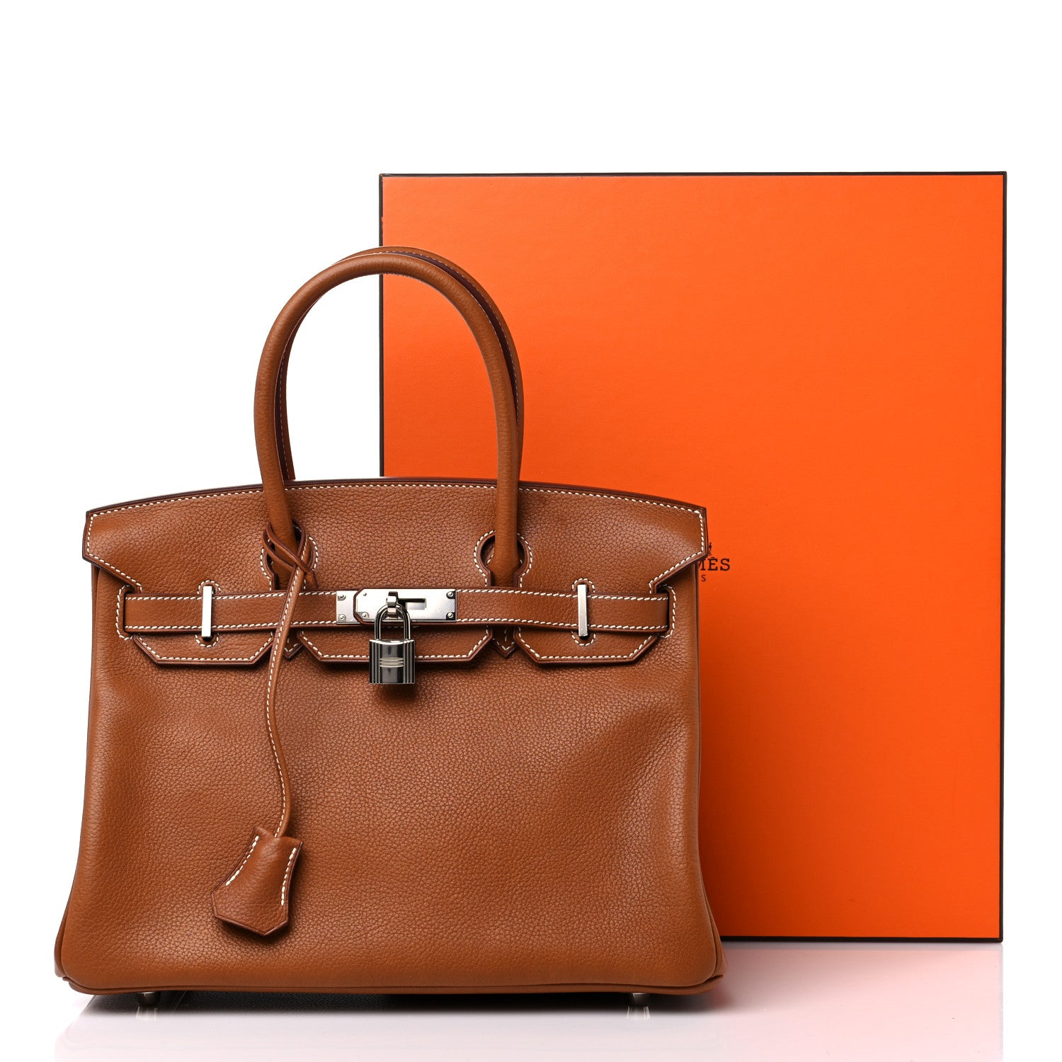 Hermes Natural Barenia Faubourg Birkin 30 Fauve 15 of 15