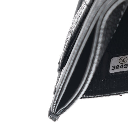 Chanel Caviar Quilted French New Wave Card Holder Black 8 of 9