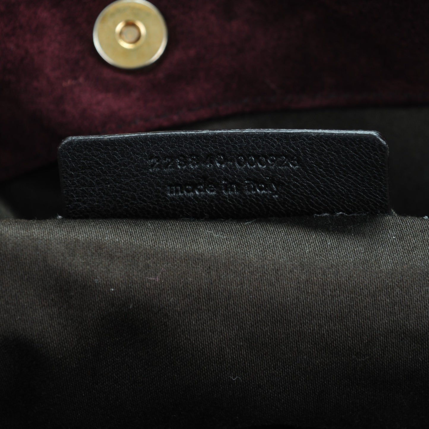 Textured Patent Large Roady Hobo Bordeaux