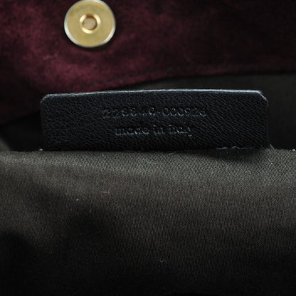 Saint Laurent Textured Patent Large Roady Hobo Bordeaux 7 of 7