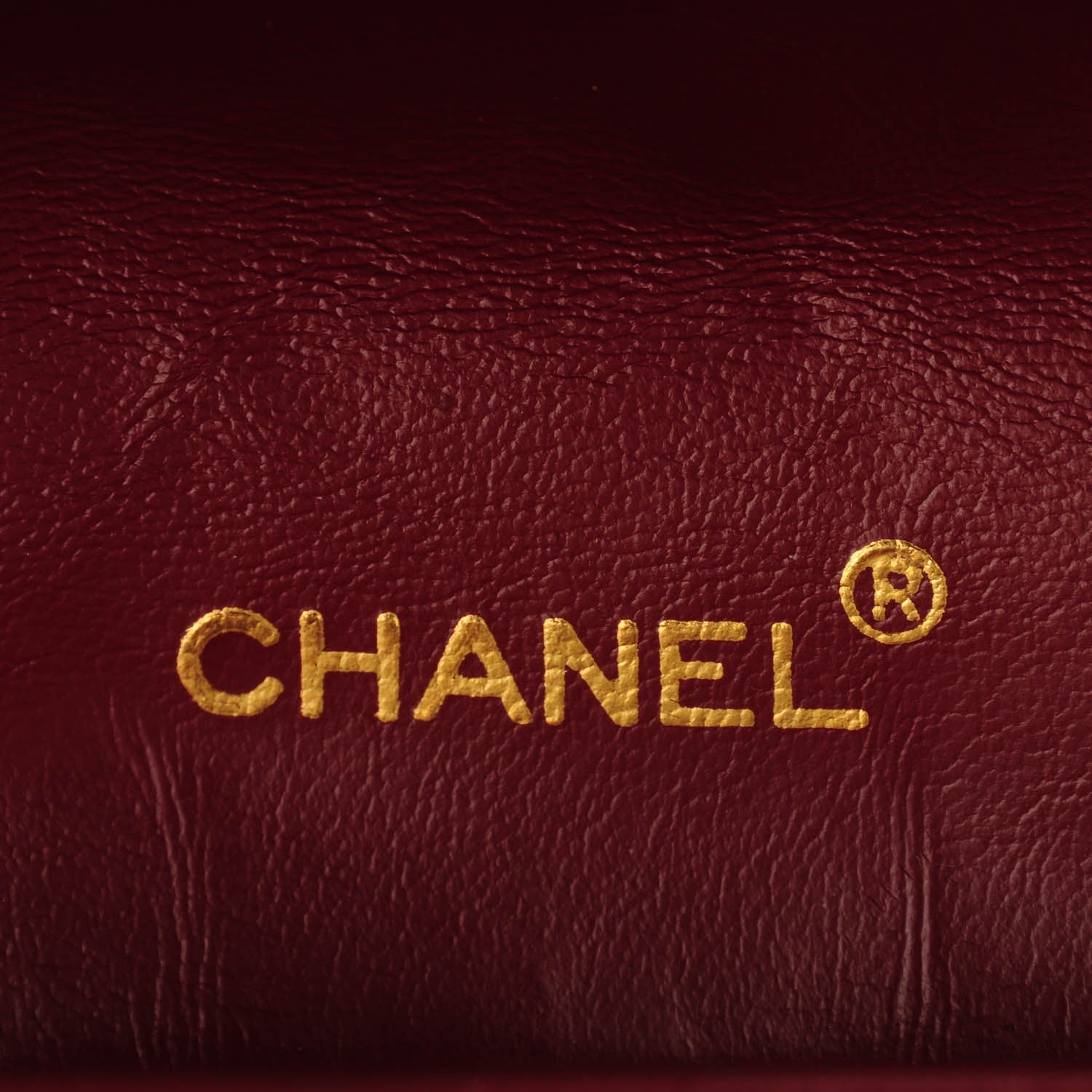 Chanel Lambskin Quilted Small Single Flap Dark Red 7 of 9