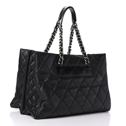 Chanel Caviar Quilted Coco Casual Tote Black 2 of 4