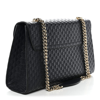 Gucci Microguccissima Medium Emily Chain Shoulder Bag Blue 3 of 11
