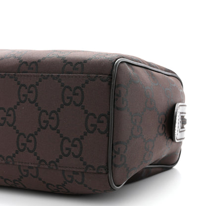 Gucci Nylon Monogram Small Boston Dark Brown 10 of 10