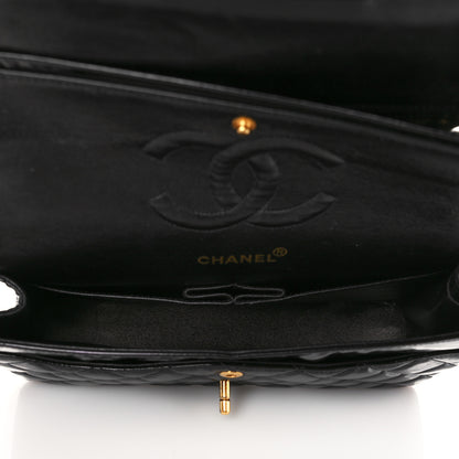 Chanel Patent Quilted Medium Double Flap Black 5 of 9