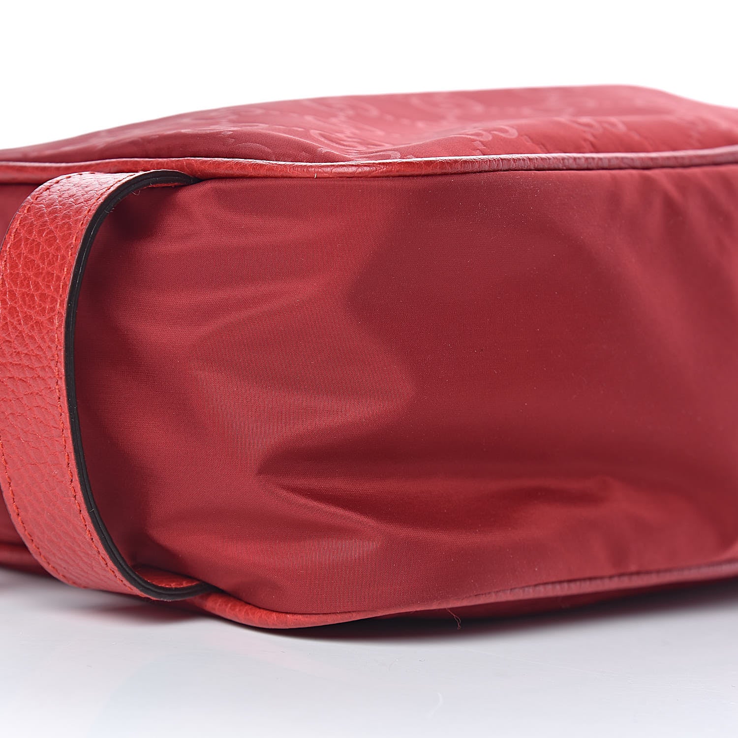 Gucci Nylon Monogram Dolmias Pouch Vibrant Red 9 of 10