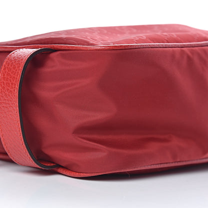 Gucci Nylon Monogram Dolmias Pouch Vibrant Red 9 of 10