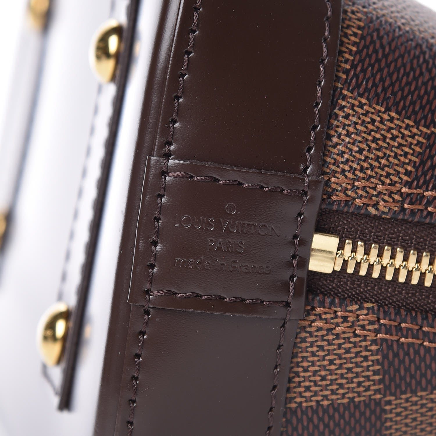 Louis Vuitton Damier Ebene Alma BB 6 of 9