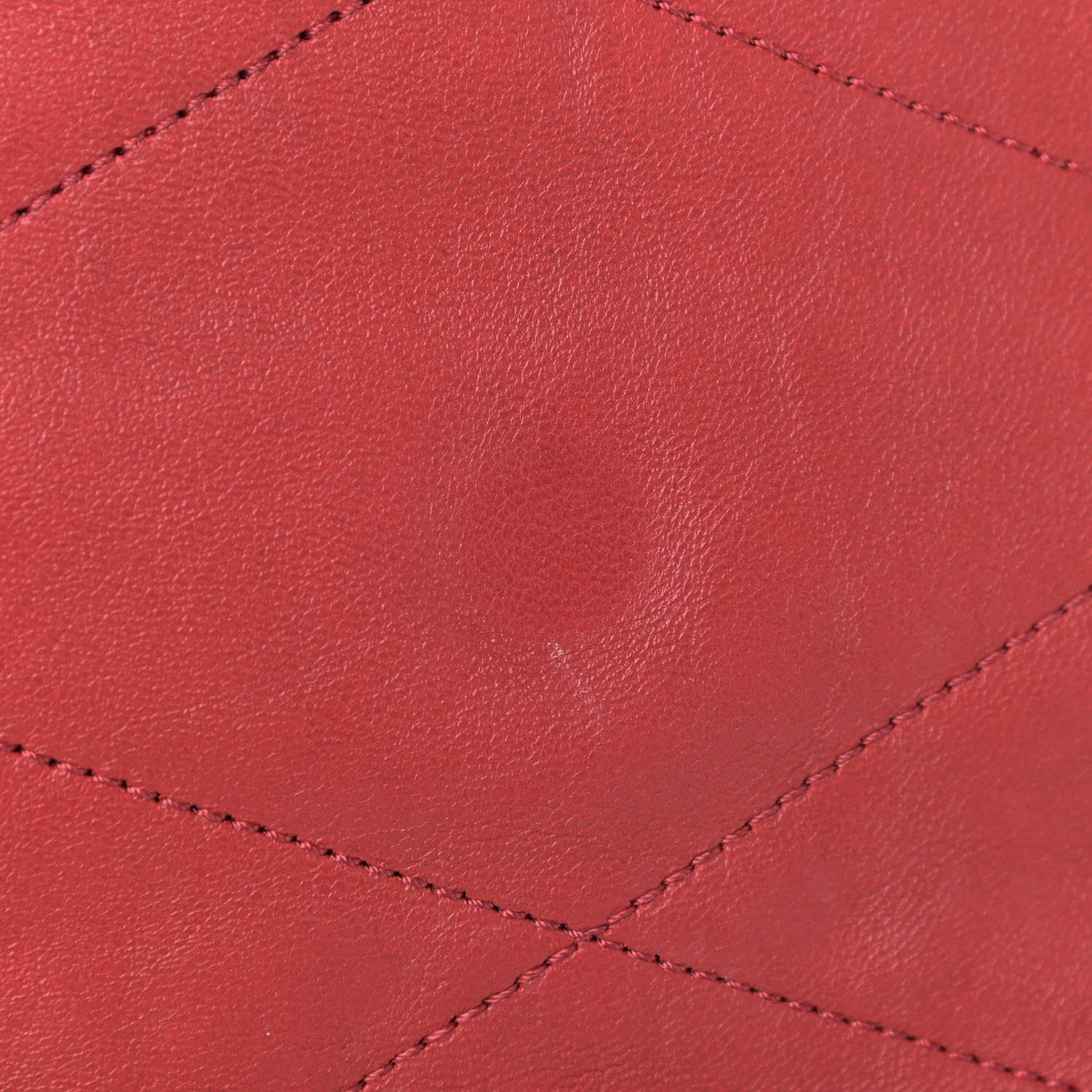 Lanvin Lambskin Quilted Medium Sugar Flap Shoulder Bag Red 7 of 14