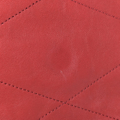 Lanvin Lambskin Quilted Medium Sugar Flap Shoulder Bag Red 7 of 14