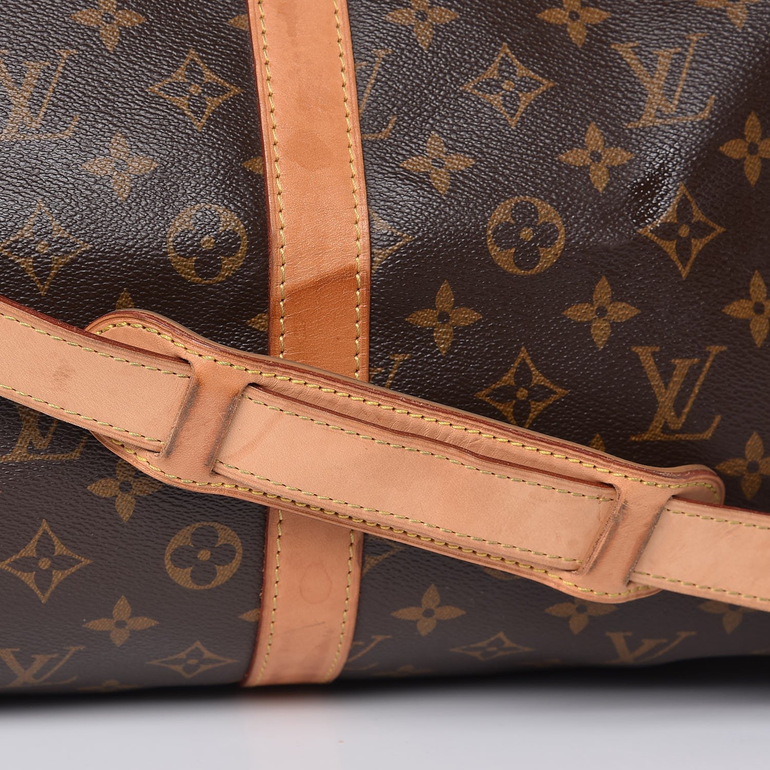 Louis Vuitton Monogram Keepall Bandouliere 55 14 of 16