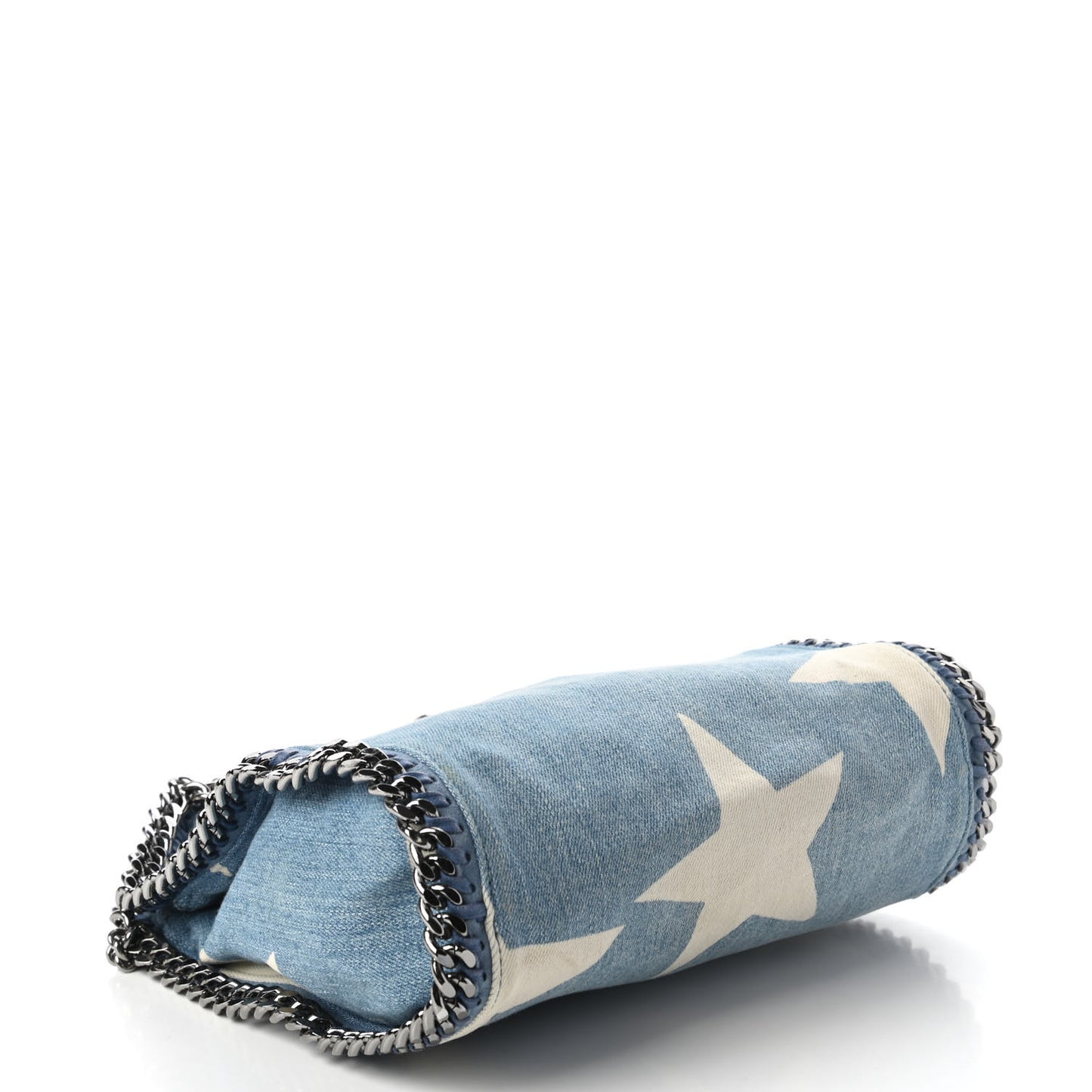 Denim Mini Star Falabella Tote Blue