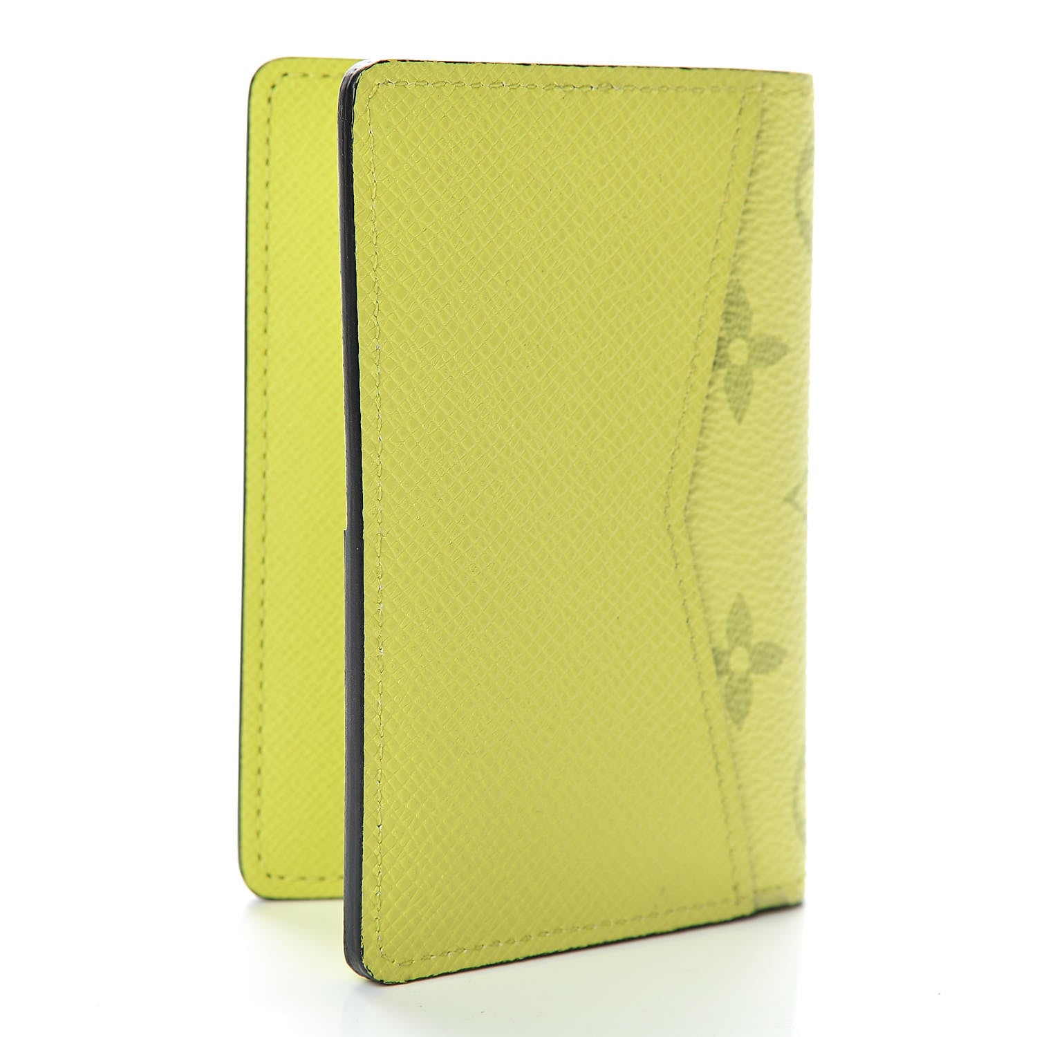 Louis Vuitton Monogram Taiga Pocket Organizer Yellow 3 of 8