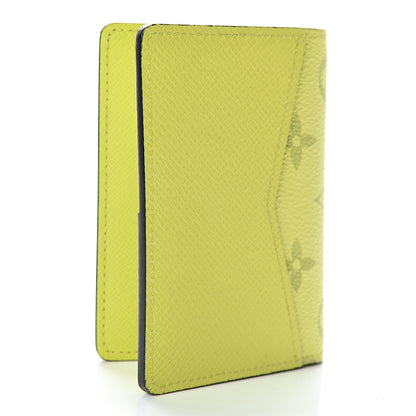 Louis Vuitton Monogram Taiga Pocket Organizer Yellow 3 of 8