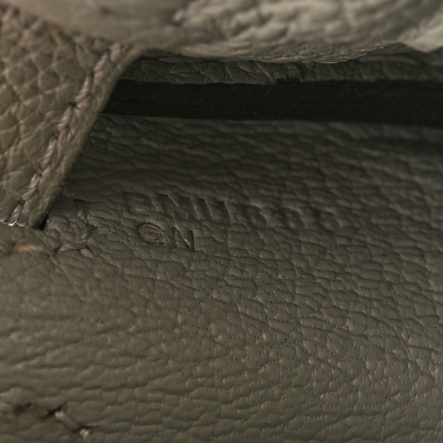 Hermes Togo Kelly Retourne 25 Gris Neve 7 of 10