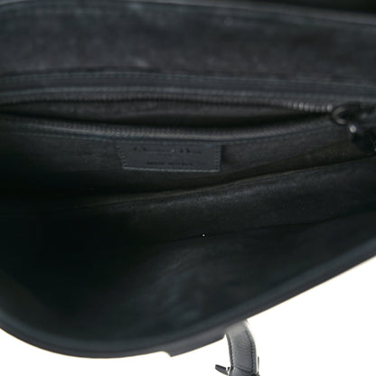 Christian Dior Ultra Matte Calfskin Saddle Bag Black 5 of 11