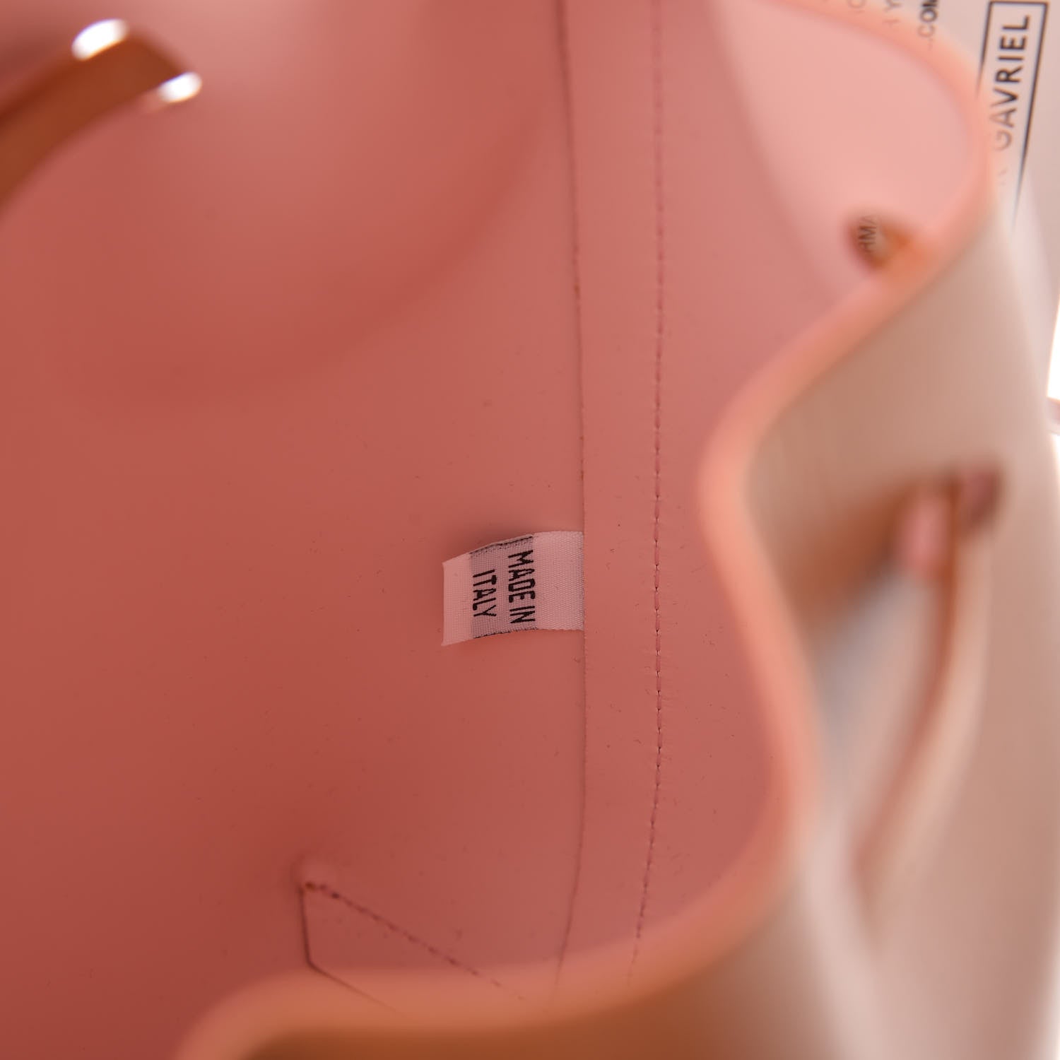 Mansur Gavriel Calfskin Mini Mini Bucket Bag Cammello Rosa 6 of 8