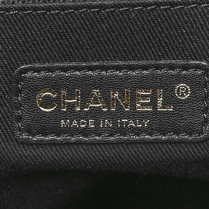 Chanel Wrinkled Lambskin Chevron Quilted Surpique Tote White 7 of 10