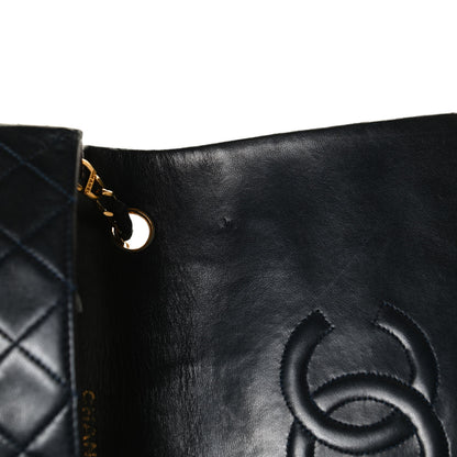 Chanel Aged Calfskin Quilted Medium Pondichery Flap Black 28 of 29