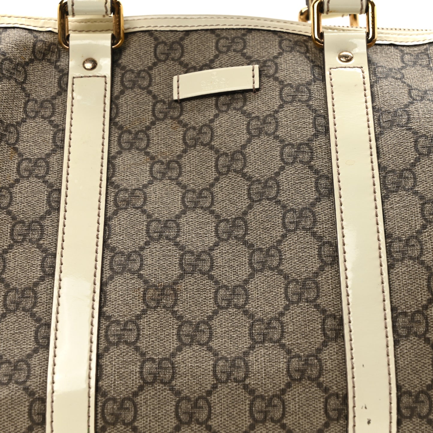 GG Plus Monogram Medium Joy Boston Off White