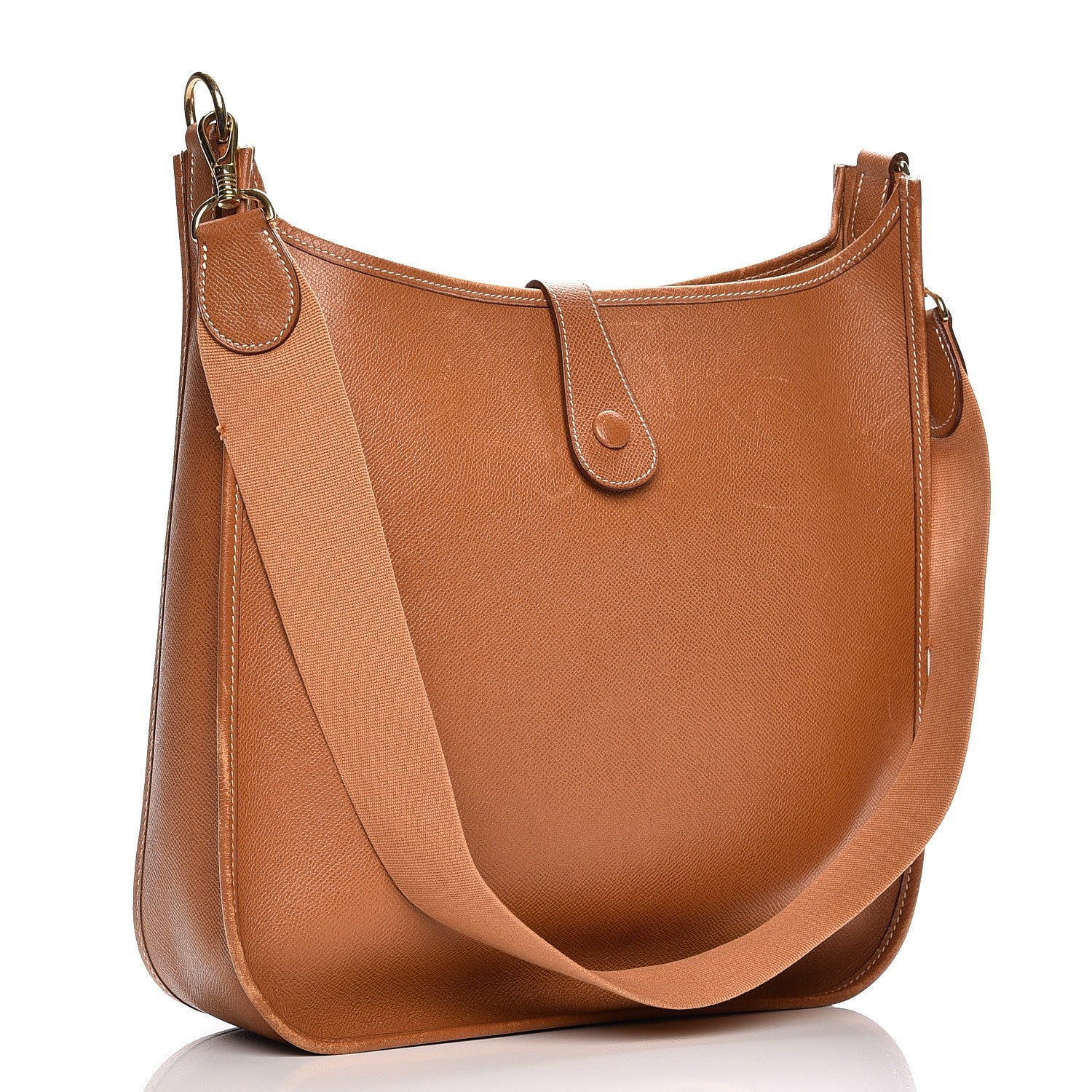 Hermes Courchevel Evelyne GM Gold 3 of 15