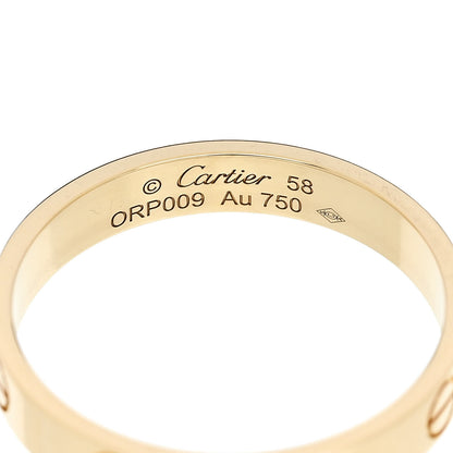 Cartier 18K Yellow Gold 3.5mm LOVE Wedding Band Ring 58 8.5 4 of 4