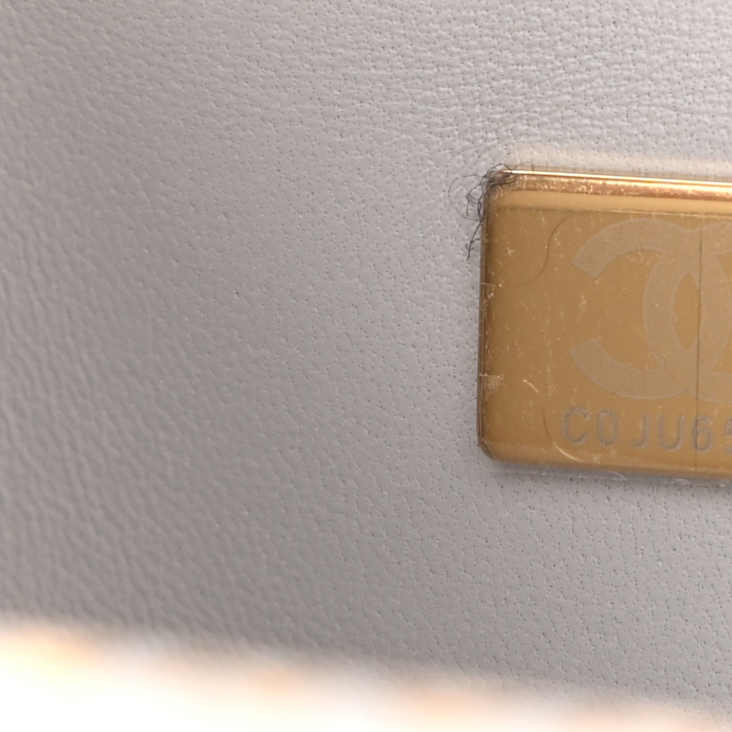 Chanel Caviar Quilted Jumbo Double Flap Grey 6 of 10