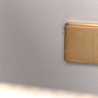 Chanel Caviar Quilted Jumbo Double Flap Grey 6 of 10