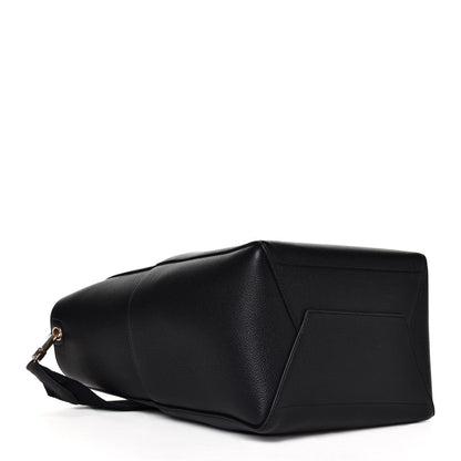 Celine Soft Grained Calfskin Sangle Bucket Bag Black 7 of 11