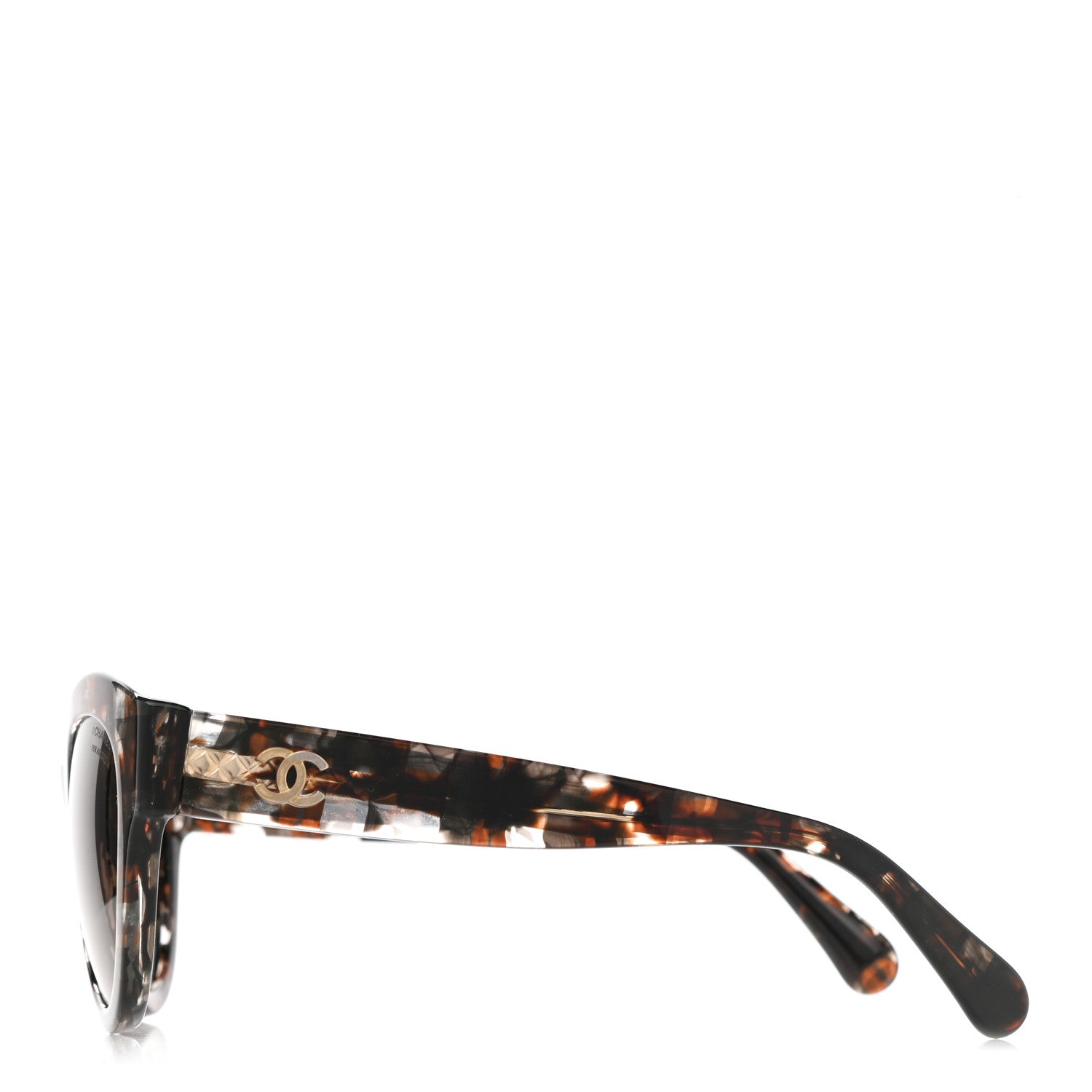 Chanel Acetate Polarized Butterfly Sunglasses 5371 Tortoise 3 of 9