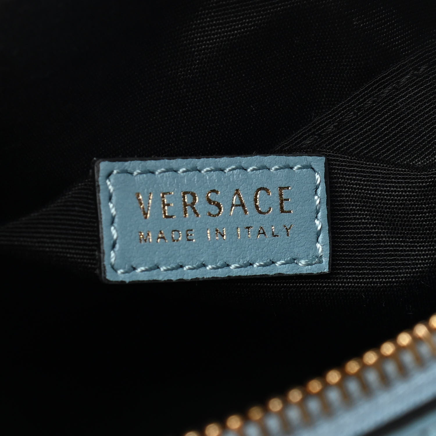 Versace Nappa Virtus Camera Bag Blue 6 of 9