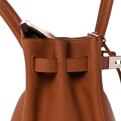 Hermes Swift Epsom Tressage Birkin 30 Gold Bleu de Nord Bleu Indigo 15 of 34