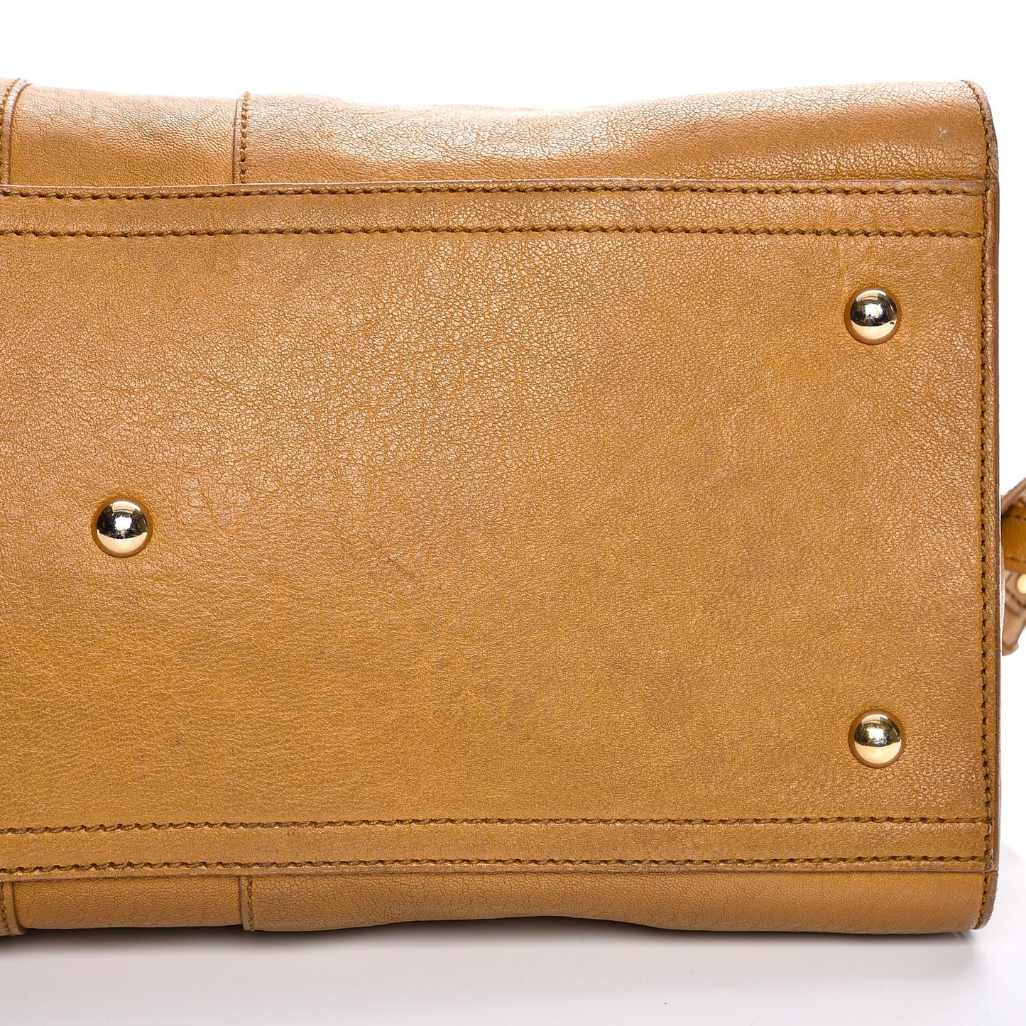 Sheepskin Medium Cabas ChYc Mustard