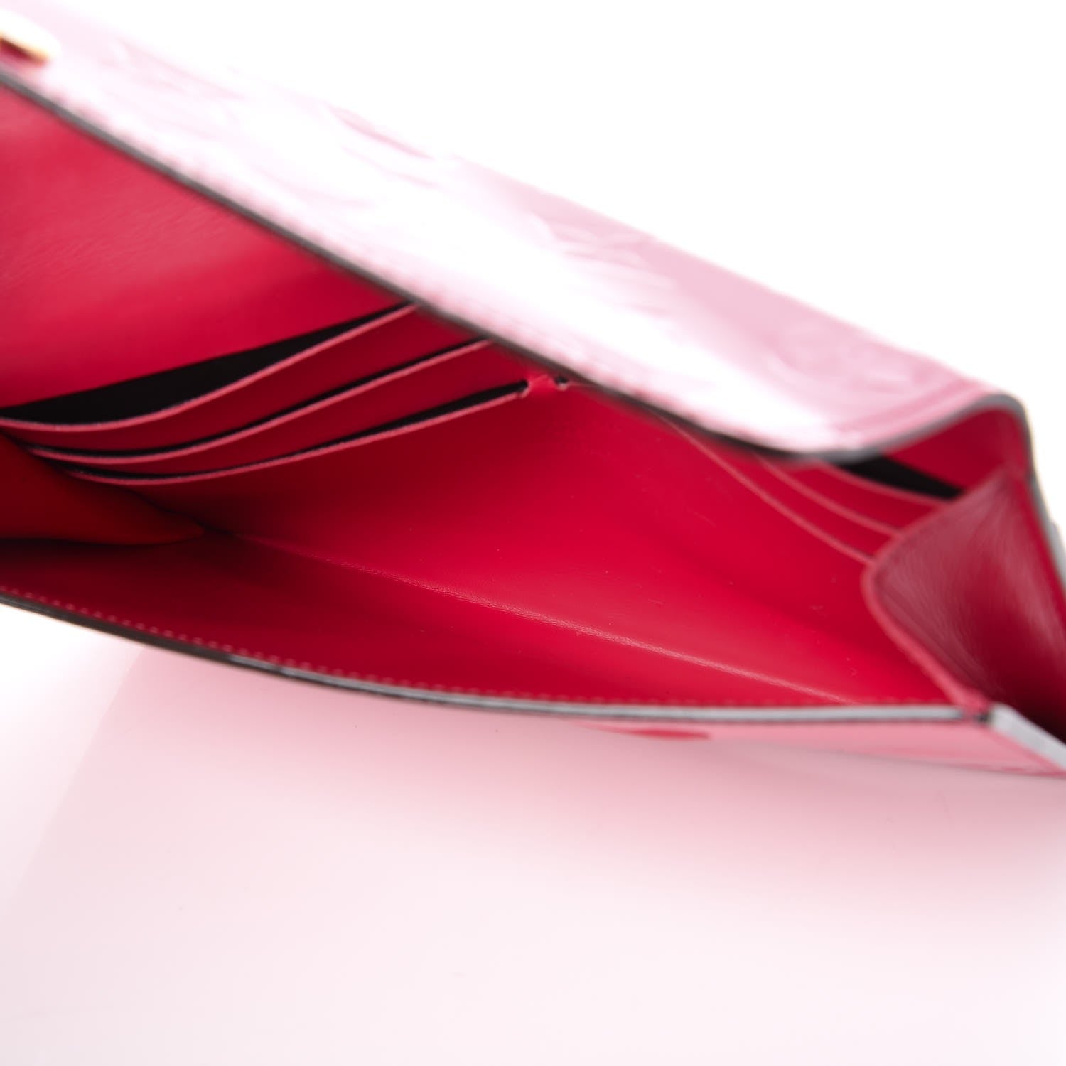 Louis Vuitton Vernis Jeanne Wallet Hot Pink 6 of 8