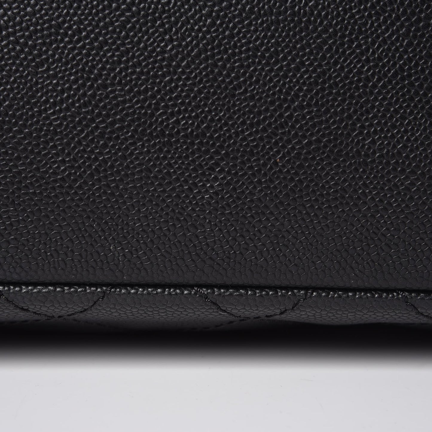 Grained Calfskin Daily Tote Black
