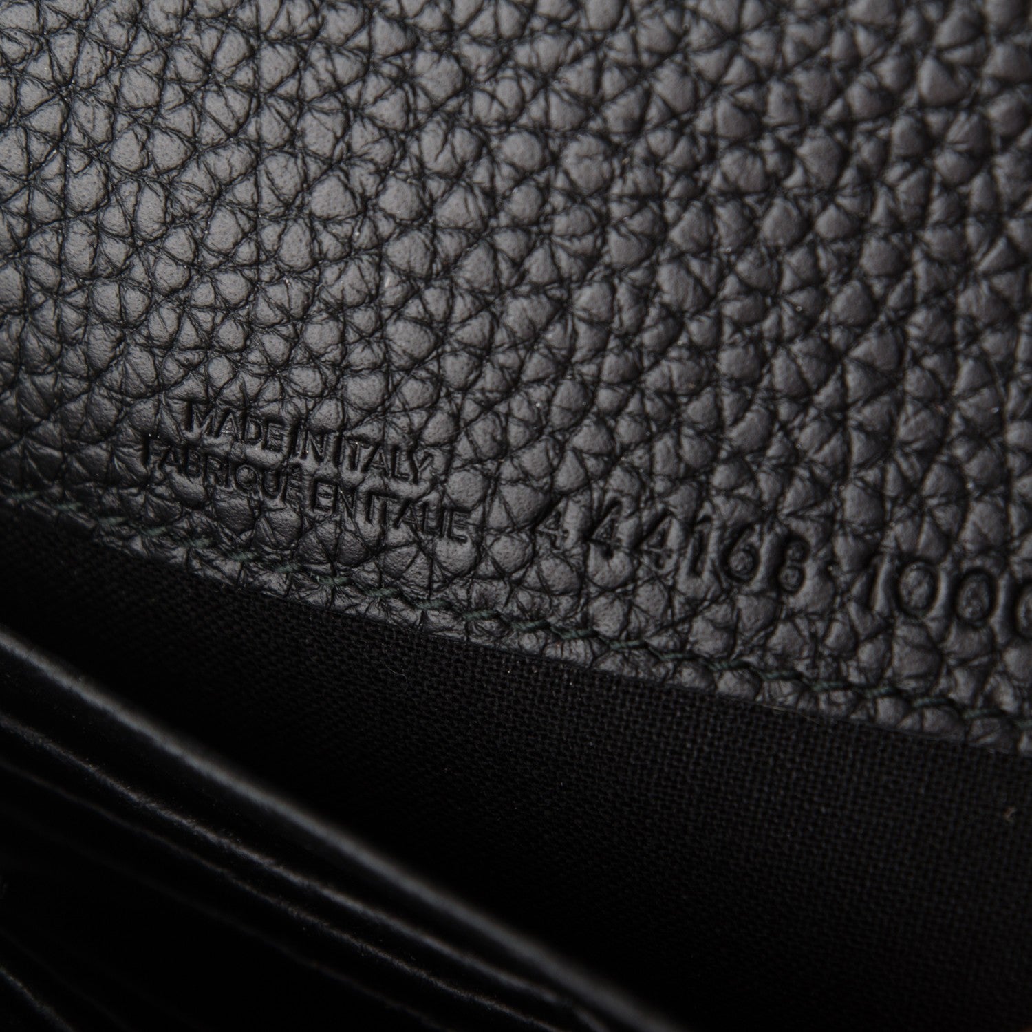 Balenciaga Grained Calfskin Classic Silver Hardware Wallet on Chain Black 7 of 7