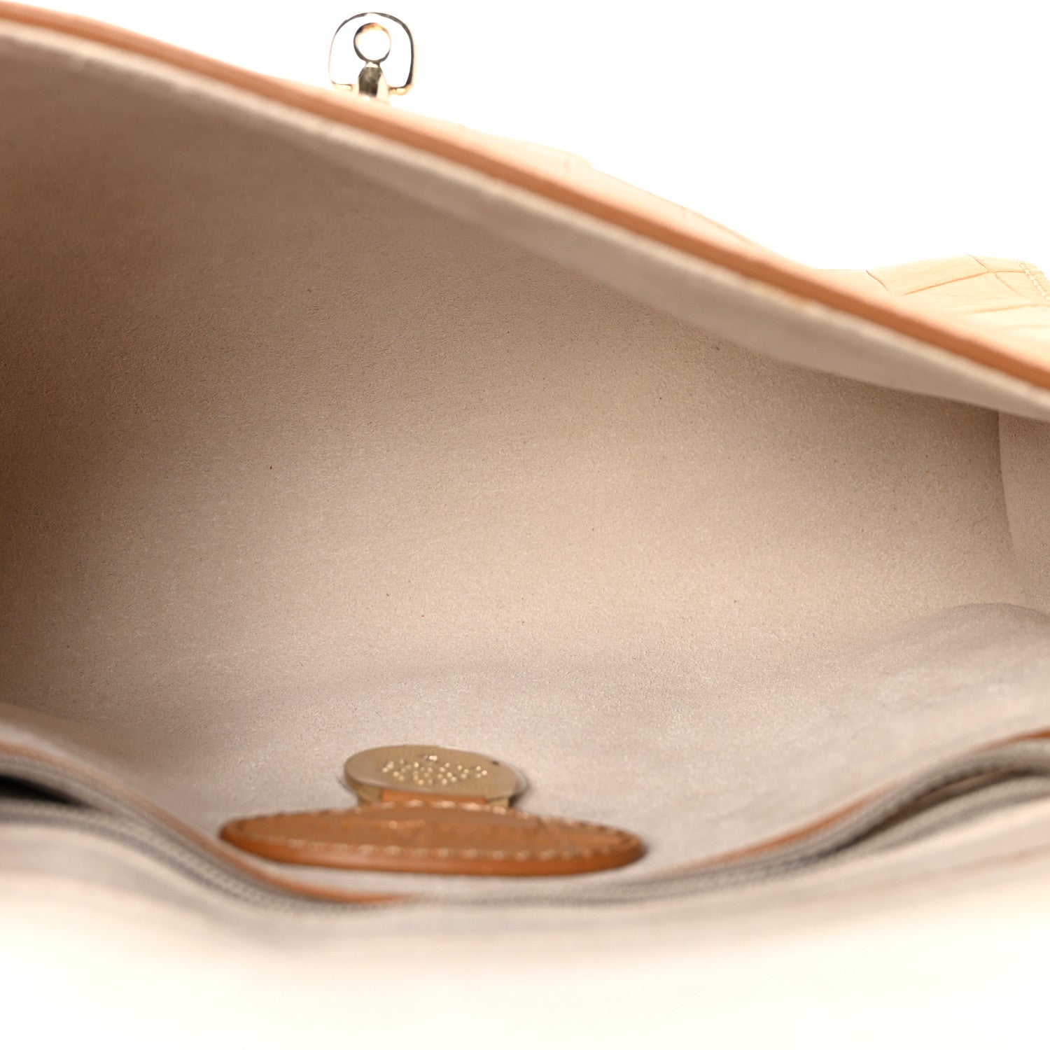 Mulberry Nappa Crocodile Embossed Small Lily Flap Camel 5 of 9