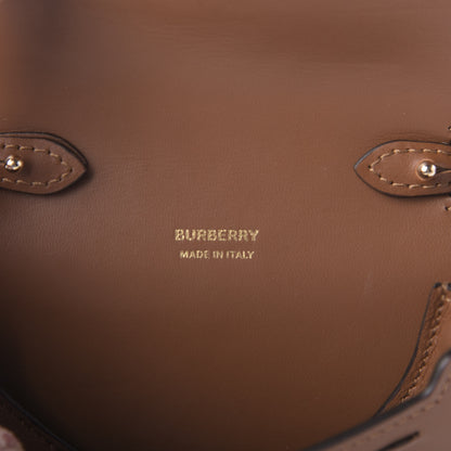 Burberry Calfskin Micro Olympia Card Case Warm Tan 8 of 9