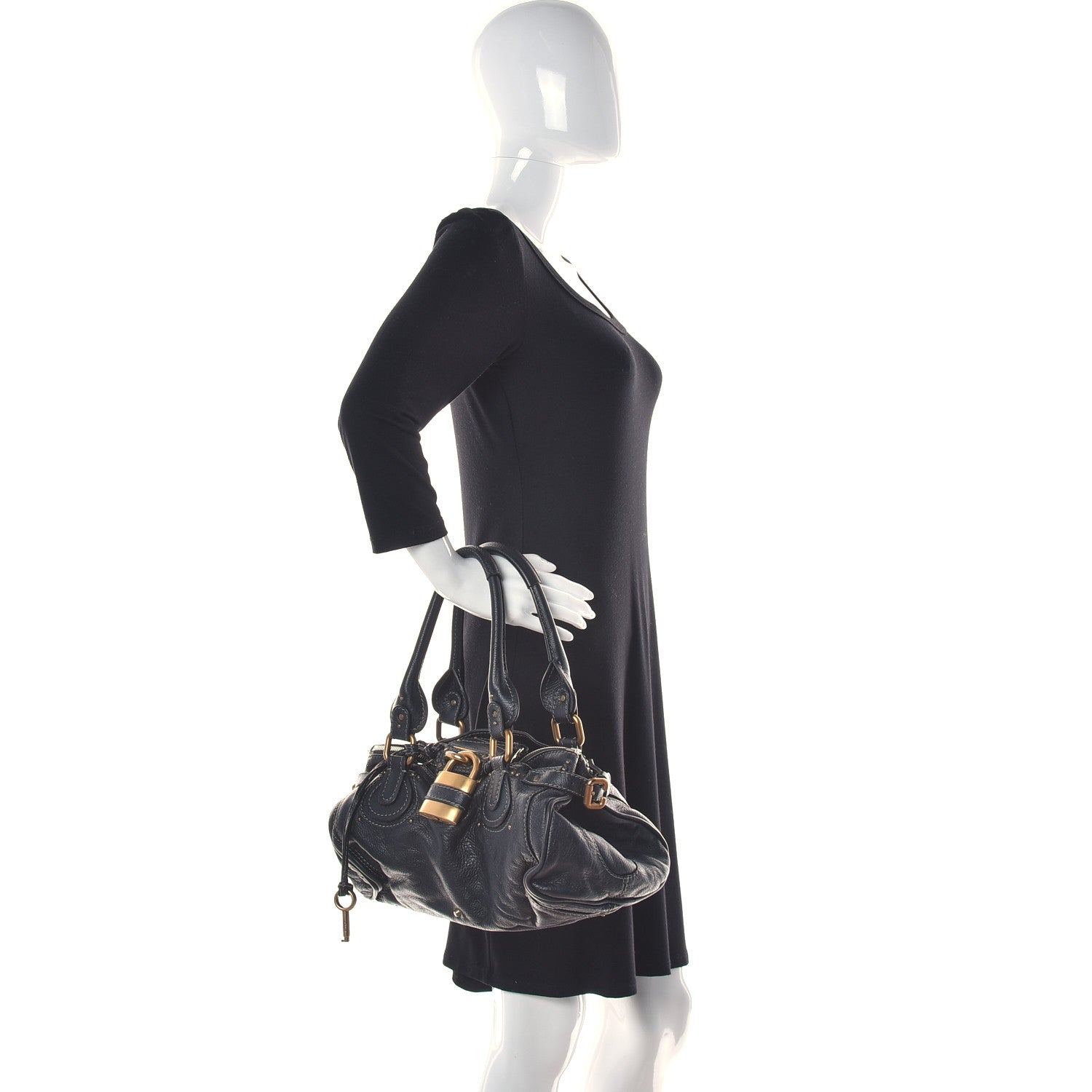 Givenchy Tumbled Sheepskin Mini Pandora Charcoal 3 of 11
